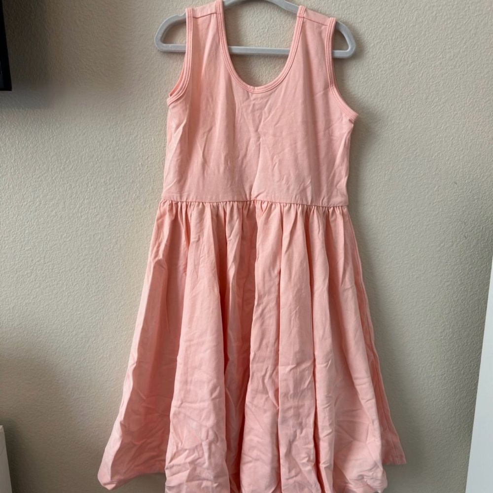 Adorable Pink Sleeveless Kids Dress